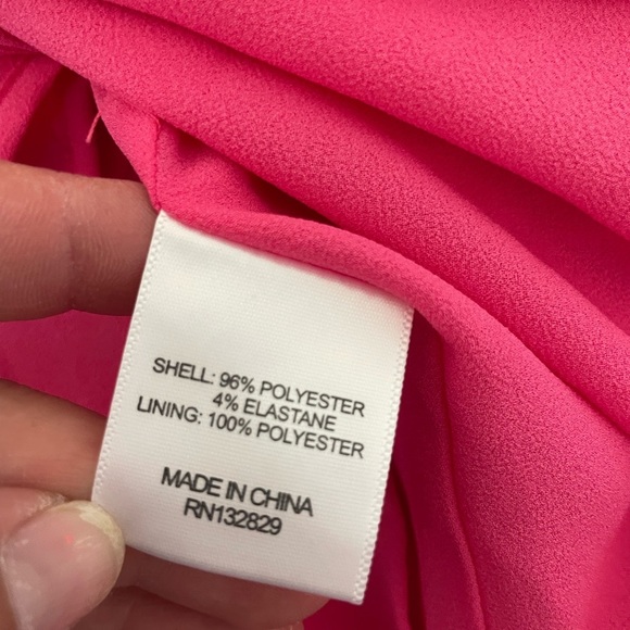 NBD Abra Pink Satin Ruched Mini Dress - Picture 12 of 12